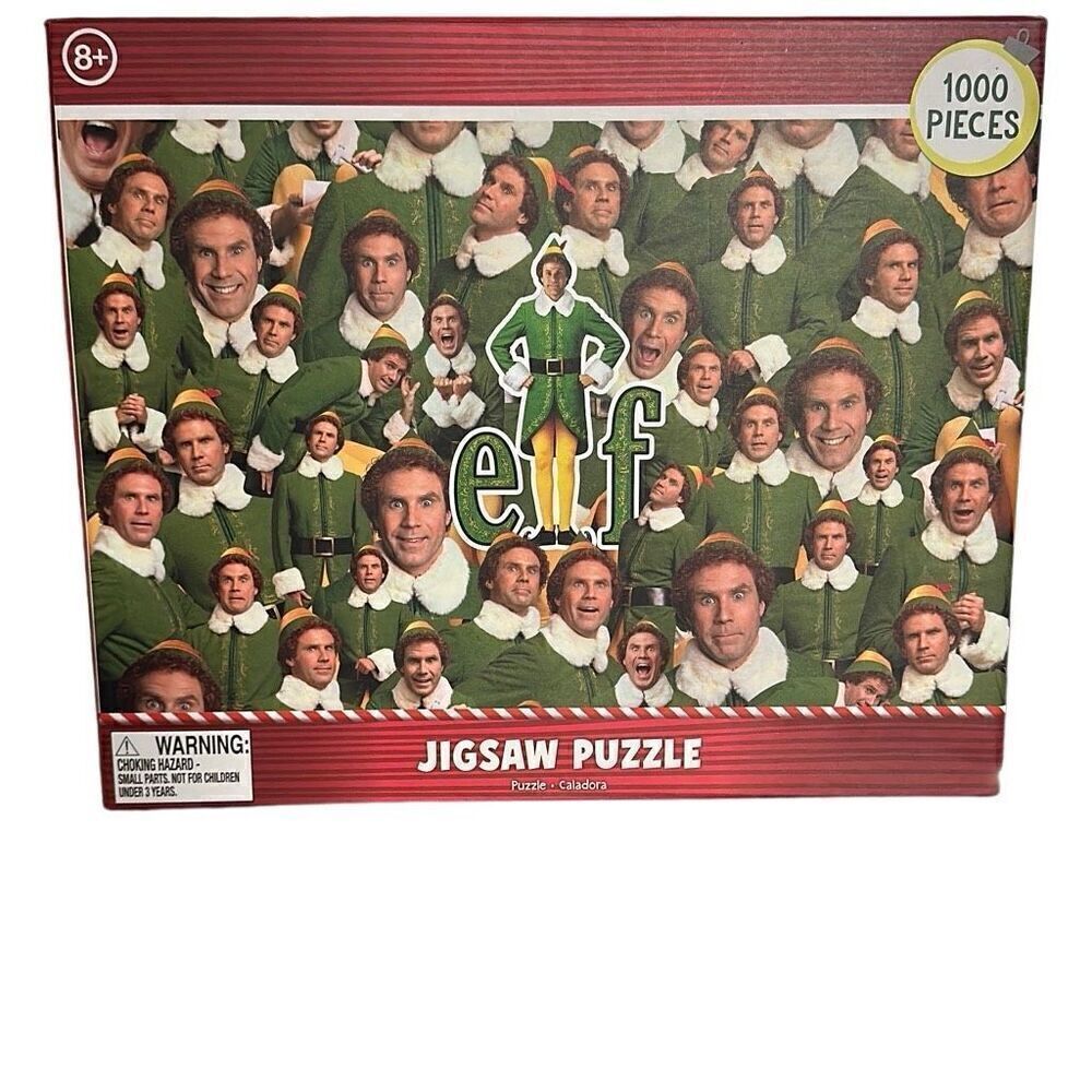 Elf The Movie Jigsaw Puzzle 1000 Pieces Christmas Buddy - Will Ferrell - New